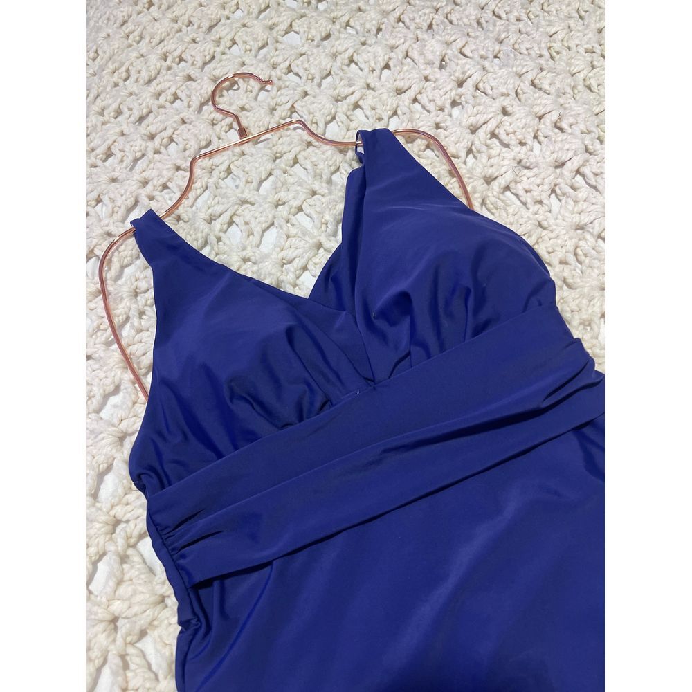 Tummy Control Swimsuits Solid Color One Piece Fro… - image 7